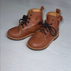 Classic Tan Kids Leather Boots